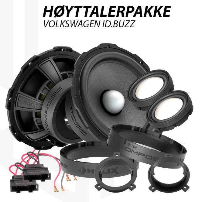 Hovedbilde HELIX Compose CI5 høyttalerpakke VW ID.Buzz