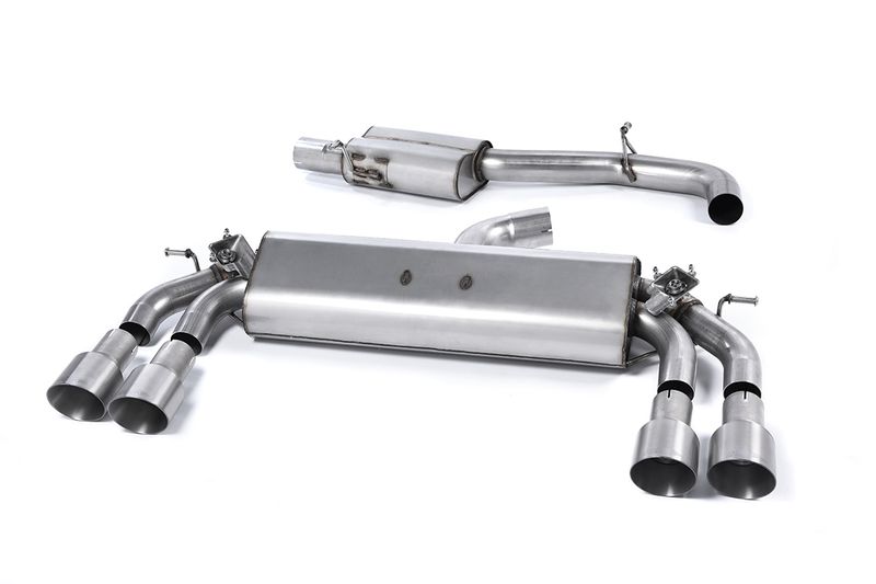 Cat-back Resonated (quieter). Quad Round Titanium Tips This prod