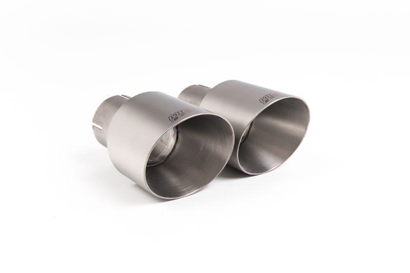 Cat Back Resonated GT-100 Titanium Trims - EC Approval