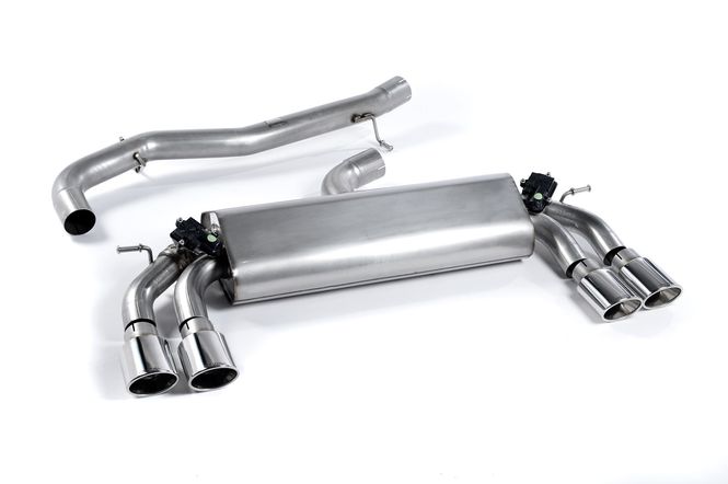 Hovedbilde Cat-back Non-resonated (louder). Quad Oval Polished Tips