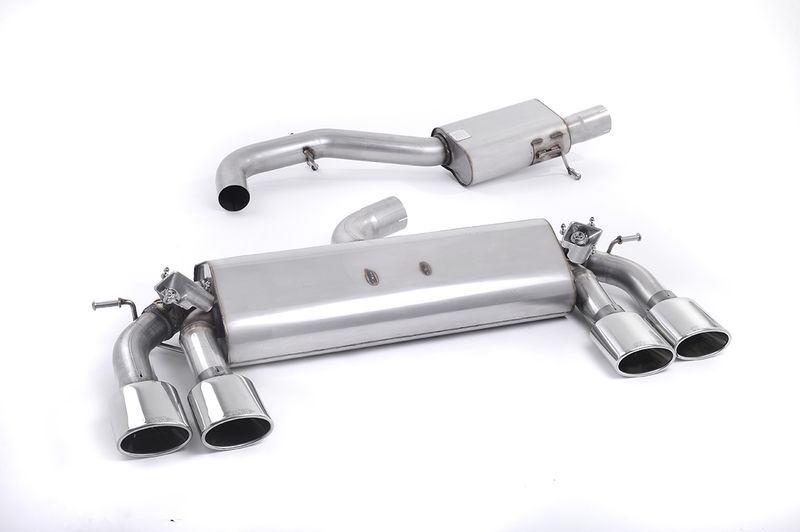 Cat-back Resonated (quieter). Polished Oval Tips