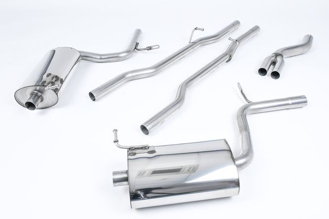Hovedbilde Cat-back Non-resonated (louder) with 100mm GT100 Tailpipes. Tipt