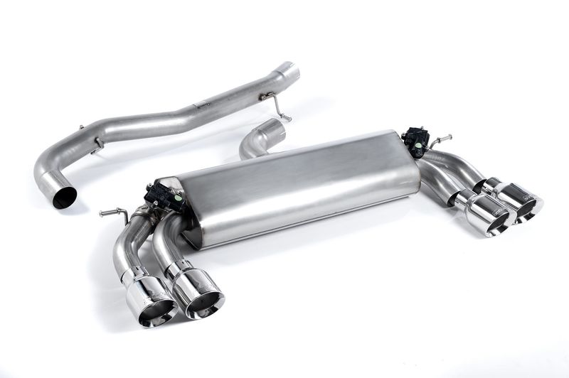Cat-back Non-resonated (louder). Polished GT-100 Round Trims