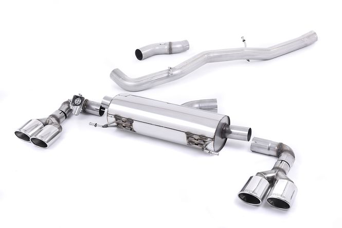 Hovedbilde Cat-back Non-resonated (louder). Quad Polished Oval Tips