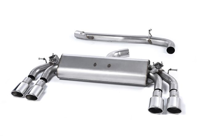 Hovedbilde Cat-back Non-resonated (louder). Quad Oval Polished Tips