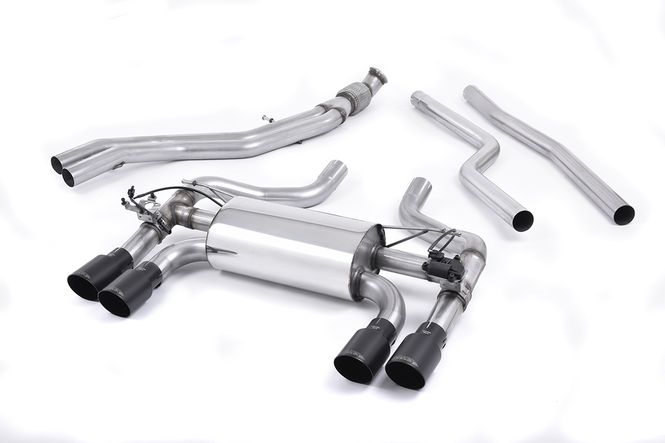 Hovedbilde Cat-back Hollowtek Twin Valved system with Cerakote Black GT-90 