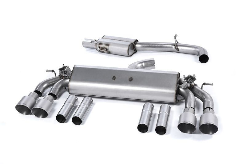 Cat-back Resonated (quieter). Quad Round Titanium Tips This prod