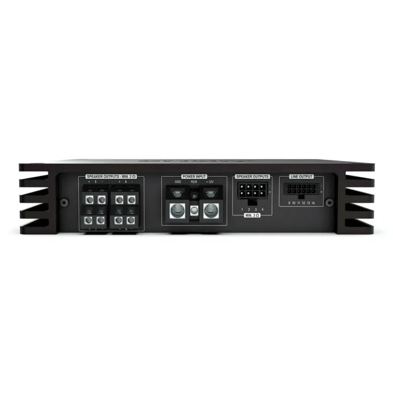 HELIX NEXT V EIGHT DSP ULTIMATE 8 kanals forsterker med DSP, 8x110W RMS @ 4 ohm (4 kanaler 2 ohm stabile med 220W RMS ytelse)