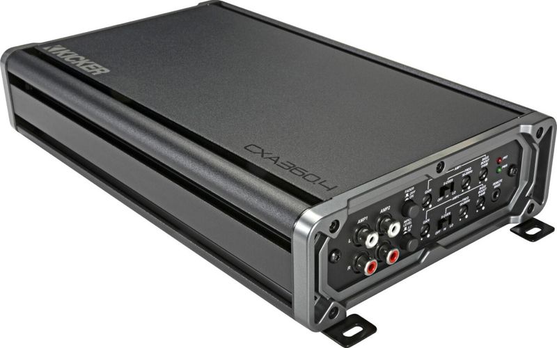 Kicker CXA360.4 - 4-kanals forst.. 4x65W KickEQ™, FIT+™, LP filter