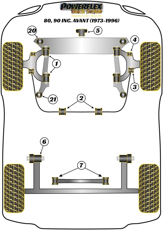 Rear Beam Front Location Bush