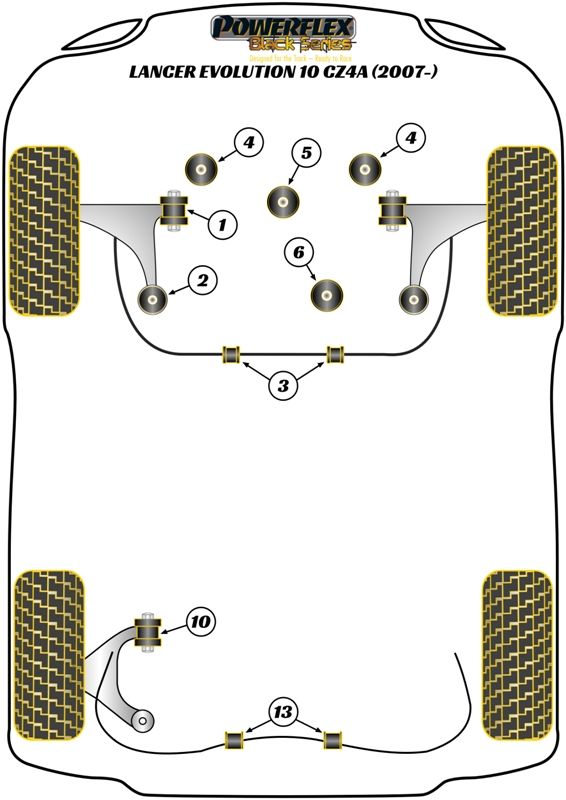 Front Lower Rear Diff Mount (MSport)