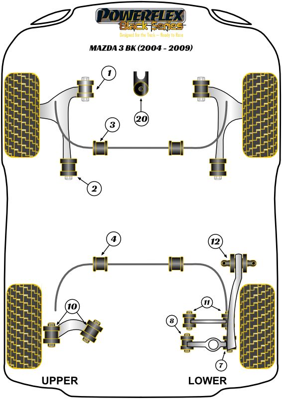 Front Anti Roll Bar To Chassis Bush 22mm