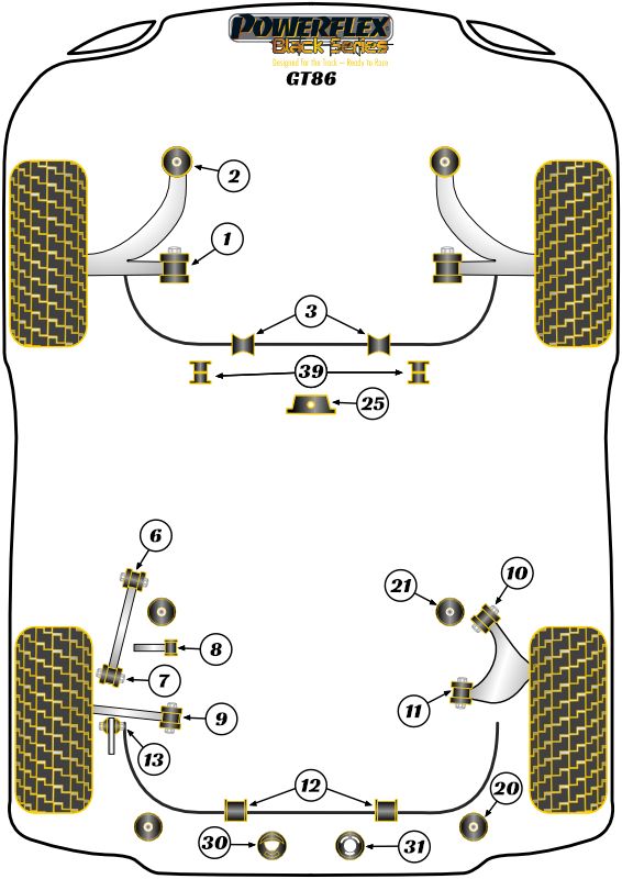 Rear Subframe Front Bush