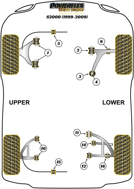 Rear Lower Wishbone Front Bush