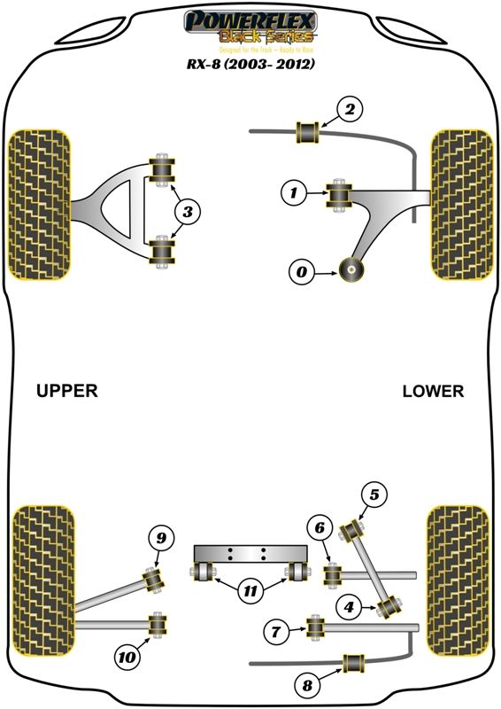 Rear Diff Carrier Bracket Bush