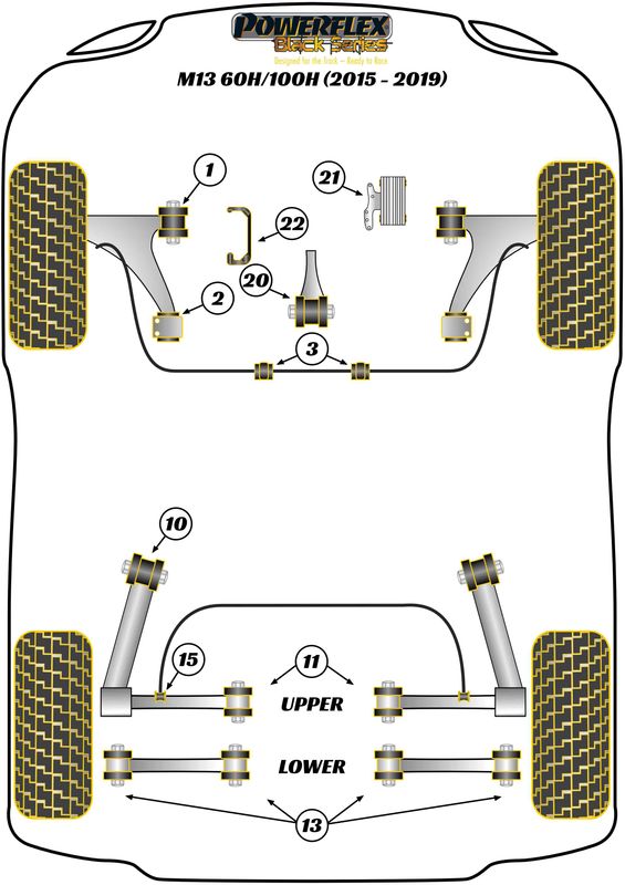Gearbox Mounting Bush Insert