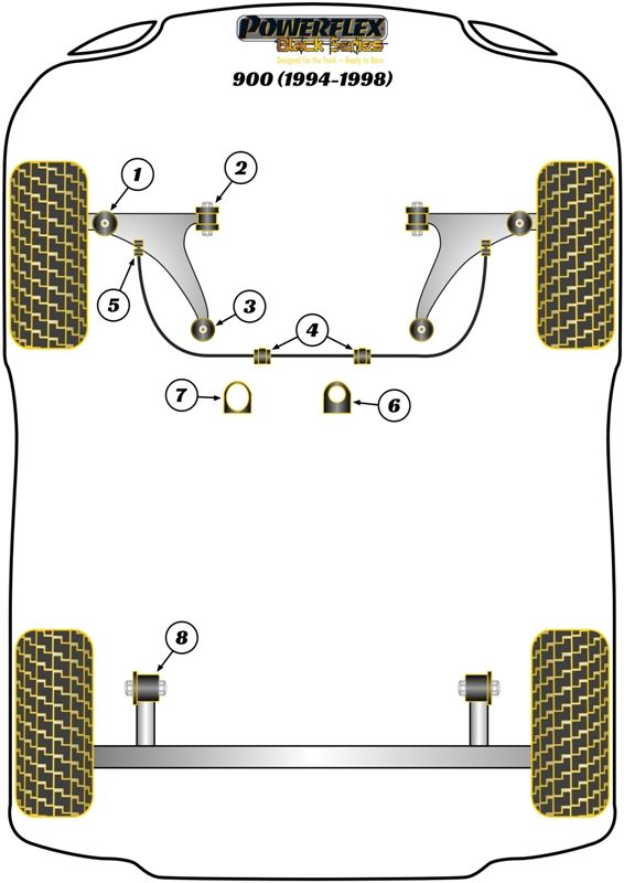 Front Track Control Arm Outer Bush