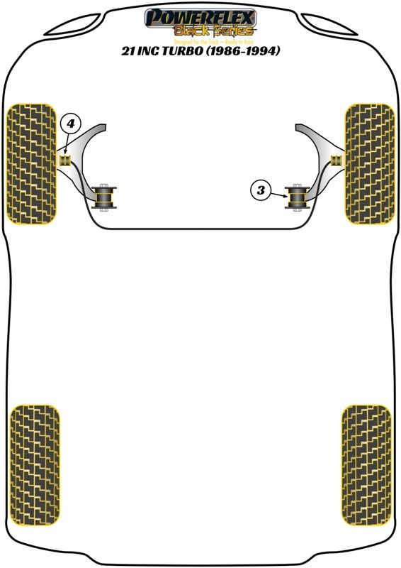 Front Lower Wishbone Rear Bush