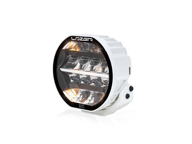 Hovedbilde Lazer® Sentinel 7 ELITE Hvit. Med Parklys. 10248 Lumen.