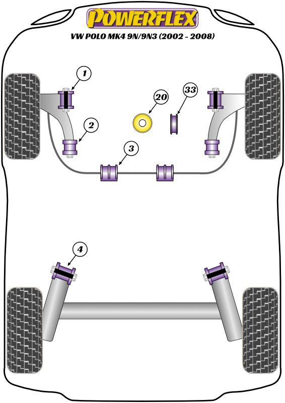 Front Wishbone Rear Bush