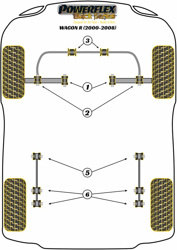 Rear Trailing Arm to Chassis Bush