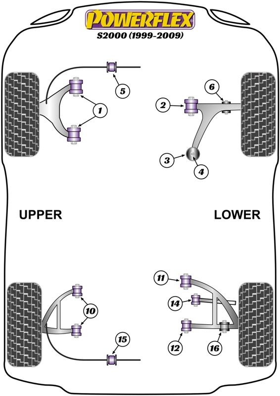 Front Lower Shock Mount Bush