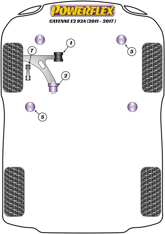 Front Lower Wishbone Front Bush