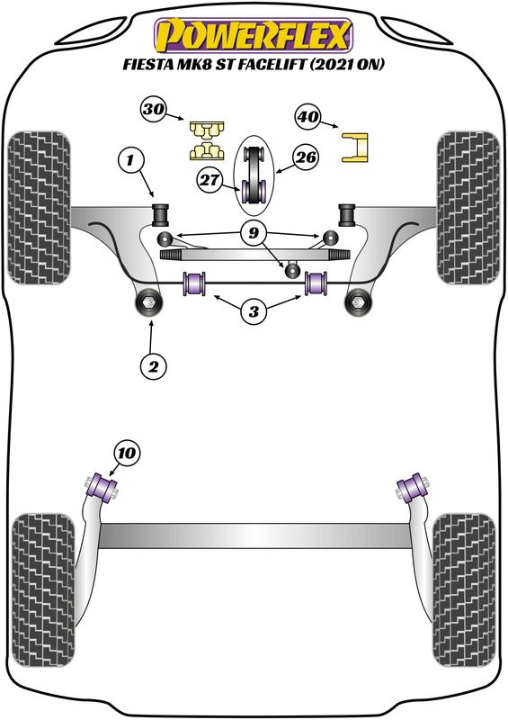 Upper Gearbox Mount Insert