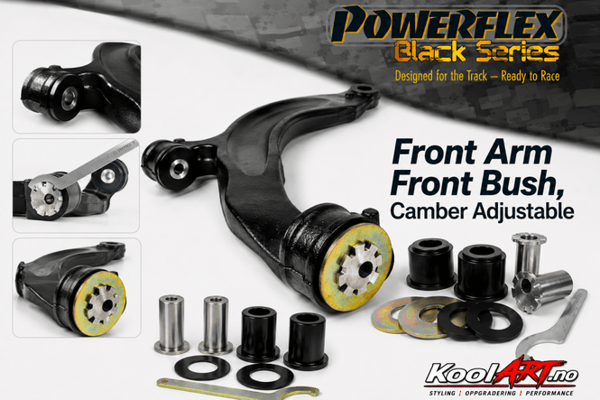 Hovedbilde Powerflex foringer framme Justerbare VW T5 T6 T6.1