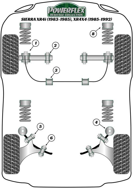 Front Inner Track Control Arm Bush