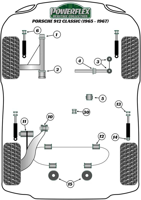 Rear Trailing Arm Support Plate Bush