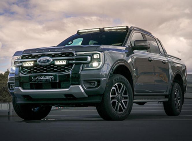 Hovedbilde Lazer® Roof pods med 2 stk. Glide Til Ford Ranger 2023+ med Canbus