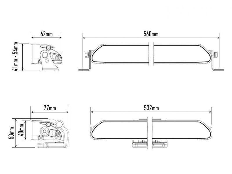 Antec Lazer Grillkit med Linear 18 ELITE Toyota BZ4X -2024  M1200
