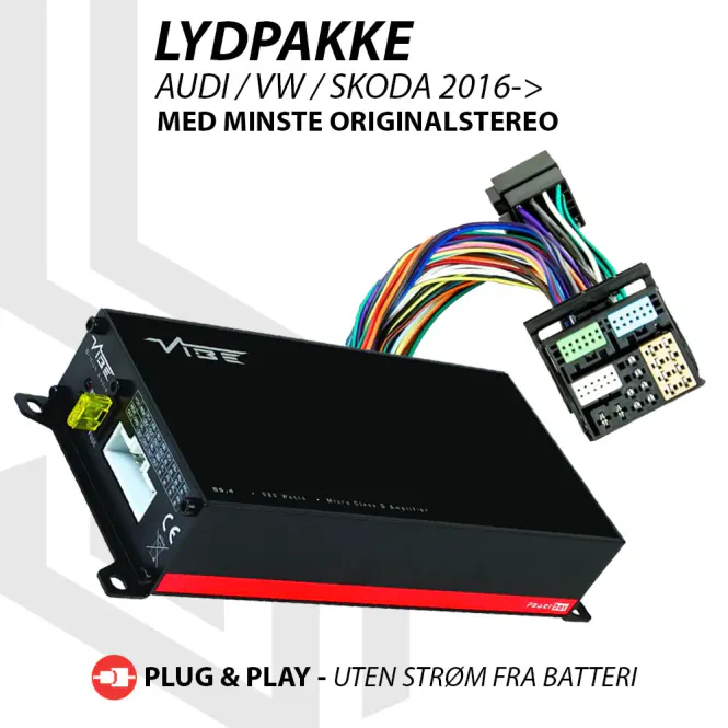 Hovedbilde Vibe Powerbox forsterkeroppgradering VAG Plug and Play forsterke