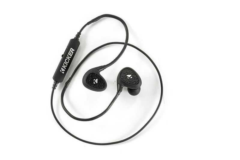 Kicker EB400 øreplugger med blåtann vanntett IPX7 8-timer batteri
