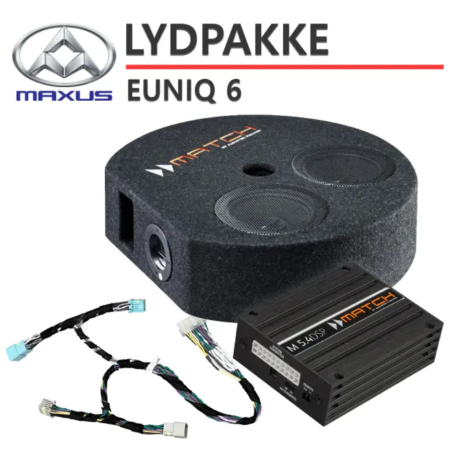 Hovedbilde Match Lydoppgraderingspakke Maxus Euniq 6 SUV For Maxus Euniq 6.