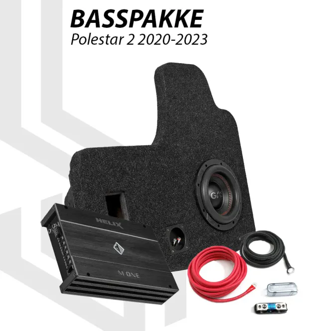Hovedbilde Basspakke Polestar 2 spesial tilpasset Polestar 2 2020-2023